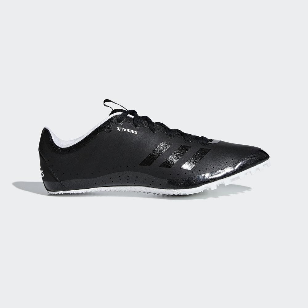 Adidas Men's Sprintstar Track Spikes Black/White Ireland B37502